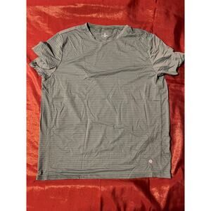 Soybu Shirt Mens XL Short Sleeve Activewear Breathable Grey Performance Tee